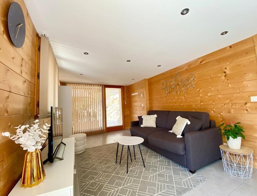 Androsace Appartement Dans Chalet Bois Avec Jacuzzi Privatif Terrasse Et Vue Montagne Les Villards-sur-Thones Ngoại thất bức ảnh